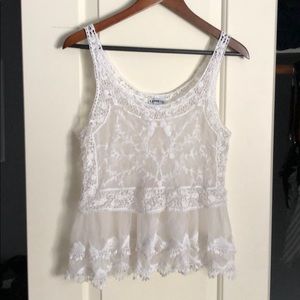 Express lace tank